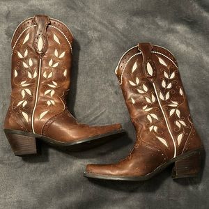 Ariat ATS Sonora Genuine Leather Cowboy Boots